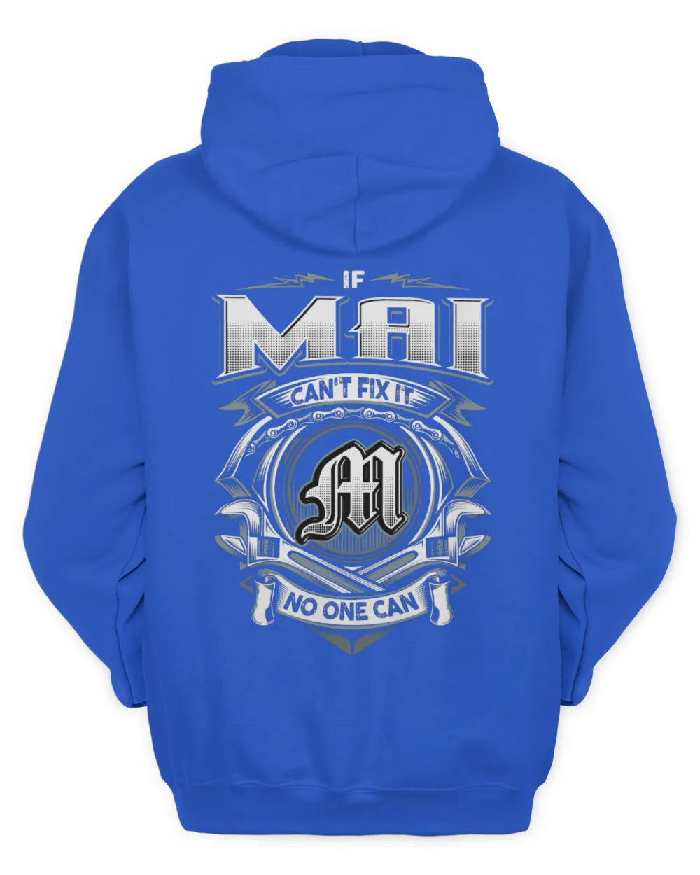 MAI AP81-K4-626 - Personalized Ahmed Quote Apparel “If Ahmed Can't Fix It, No One Can” - Unisex Hoodie - Royal