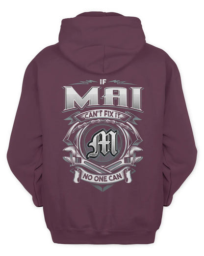 MAI AP81-K4-626 - Personalized Ahmed Quote Apparel “If Ahmed Can't Fix It, No One Can” - Unisex Hoodie - Maroon