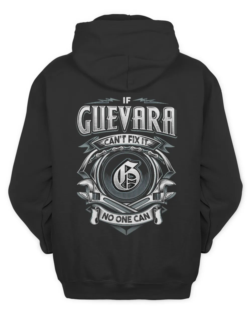 GUEVARA AP81-K4-626 - Personalized Ahmed Quote Apparel “If Ahmed Can't Fix It, No One Can” - Unisex Hoodie - Black