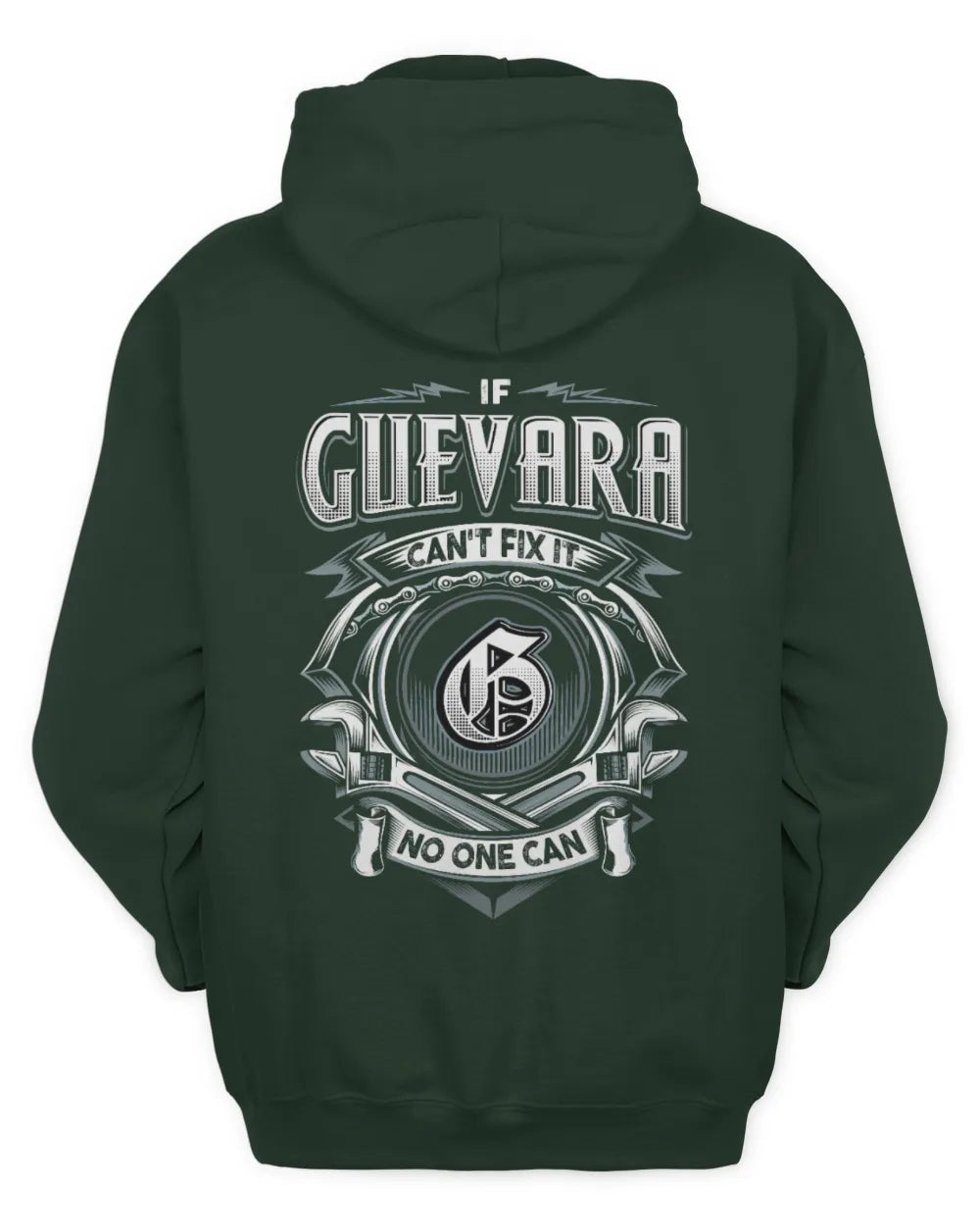 GUEVARA AP81-K4-626 - Personalized Ahmed Quote Apparel “If Ahmed Can't Fix It, No One Can” - Unisex Hoodie - Forest Green