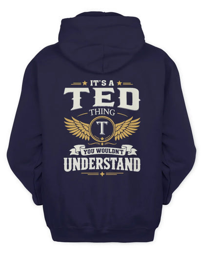 TED KT06-M008 It’s a [NAME] Thing – You Wouldn’t Understand | Personalized Vintage T-Shirt - Unisex Hoodie - Navy