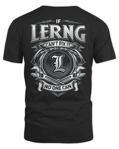 LERNG AP81-K4-626 - Personalized Ahmed Quote Apparel “If Ahmed Can't Fix It, No One Can” - Unisex Standard T-Shirt - Black