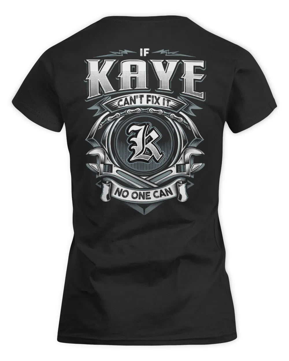 KAYE AP81-K4-626 - Personalized Ahmed Quote Apparel “If Ahmed Can't Fix It, No One Can” - Women's Standard T-Shirt - Black