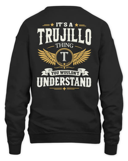 TRUJILLO KT06-M008 It’s a [NAME] Thing – You Wouldn’t Understand | Personalized Vintage T-Shirt - Unisex Sweatshirt - Black