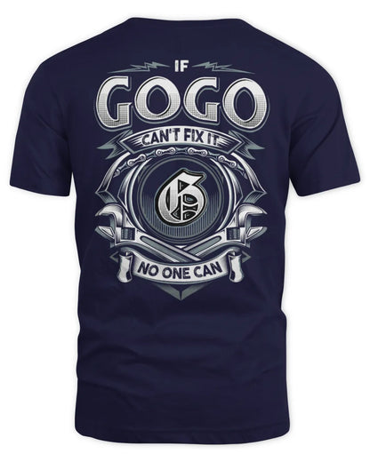 GOGO AP81-K4-626 - Personalized Ahmed Quote Apparel “If Ahmed Can't Fix It, No One Can” - Unisex Standard T-Shirt - Navy