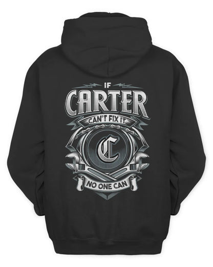 CARTER AP81-K4-626 - Personalized Ahmed Quote Apparel “If Ahmed Can't Fix It, No One Can” - Unisex Hoodie - Black