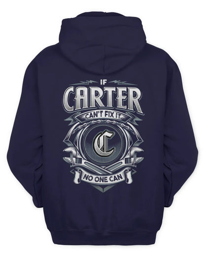 CARTER AP81-K4-626 - Personalized Ahmed Quote Apparel “If Ahmed Can't Fix It, No One Can” - Unisex Hoodie - Navy