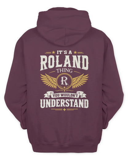 ROLAND KT06-M008 It’s a [NAME] Thing – You Wouldn’t Understand | Personalized Vintage T-Shirt - Unisex Hoodie - Maroon