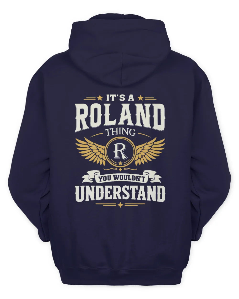 ROLAND KT06-M008 It’s a [NAME] Thing – You Wouldn’t Understand | Personalized Vintage T-Shirt - Unisex Hoodie - Navy