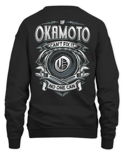 OKAMOTO AP81-K4-626 - Personalized Ahmed Quote Apparel “If Ahmed Can't Fix It, No One Can” - Unisex Sweatshirt - Black