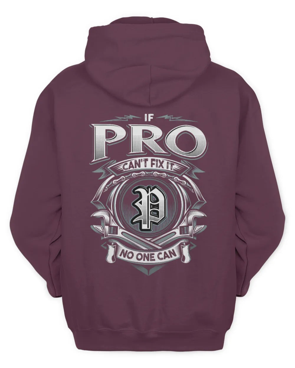 PRO AP81-K4-626 - Personalized Ahmed Quote Apparel “If Ahmed Can't Fix It, No One Can” - Unisex Hoodie - Maroon