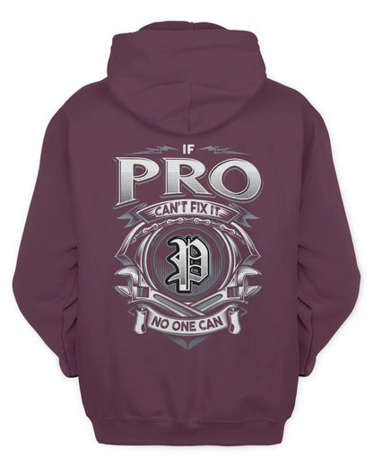PRO AP81-K4-626 - Personalized Ahmed Quote Apparel “If Ahmed Can't Fix It, No One Can” - Unisex Hoodie - Maroon