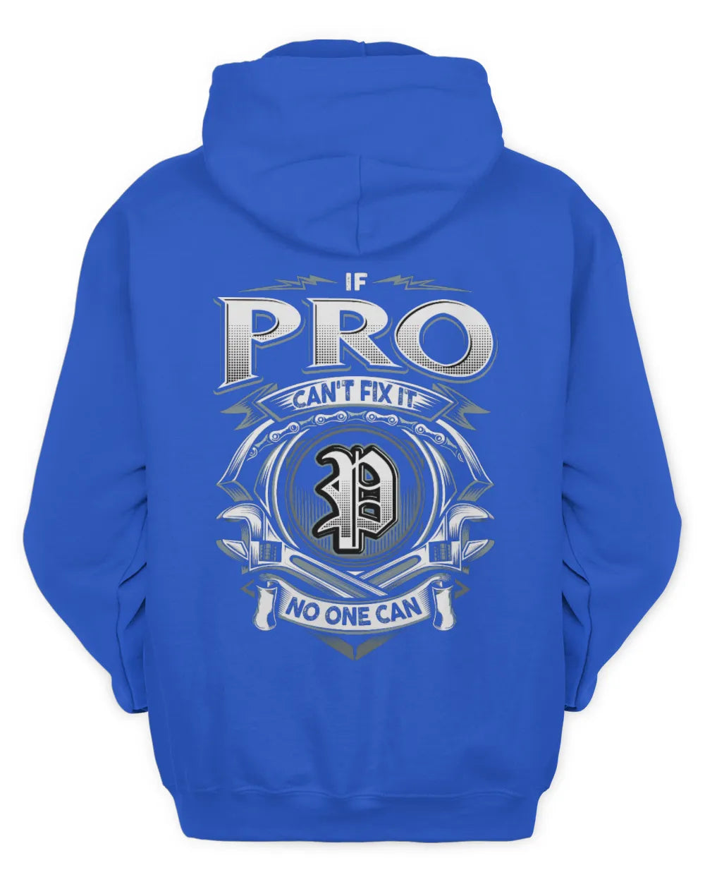 PRO AP81-K4-626 - Personalized Ahmed Quote Apparel “If Ahmed Can't Fix It, No One Can” - Unisex Hoodie - Royal