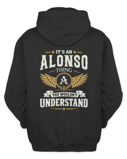 ALONSO KT06-M008 It’s a [NAME] Thing – You Wouldn’t Understand | Personalized Vintage T-Shirt - Unisex Hoodie - Black