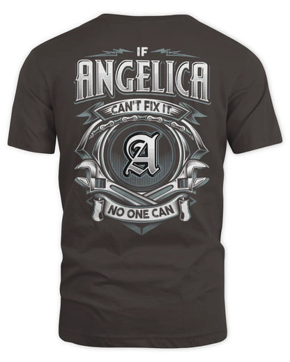 ANGELICA AP81-K4-626 - Personalized Ahmed Quote Apparel “If Ahmed Can't Fix It, No One Can” - Unisex Standard T-Shirt - Dark Chocolate