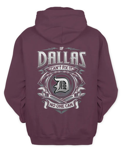 DALLAS AP81-K4-626 - Personalized Ahmed Quote Apparel “If Ahmed Can't Fix It, No One Can” - Unisex Hoodie - Maroon