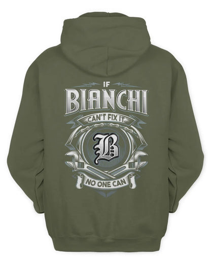 BIANCHI AP81-K4-626 - Personalized Ahmed Quote Apparel “If Ahmed Can't Fix It, No One Can” - Unisex Hoodie - Military Green