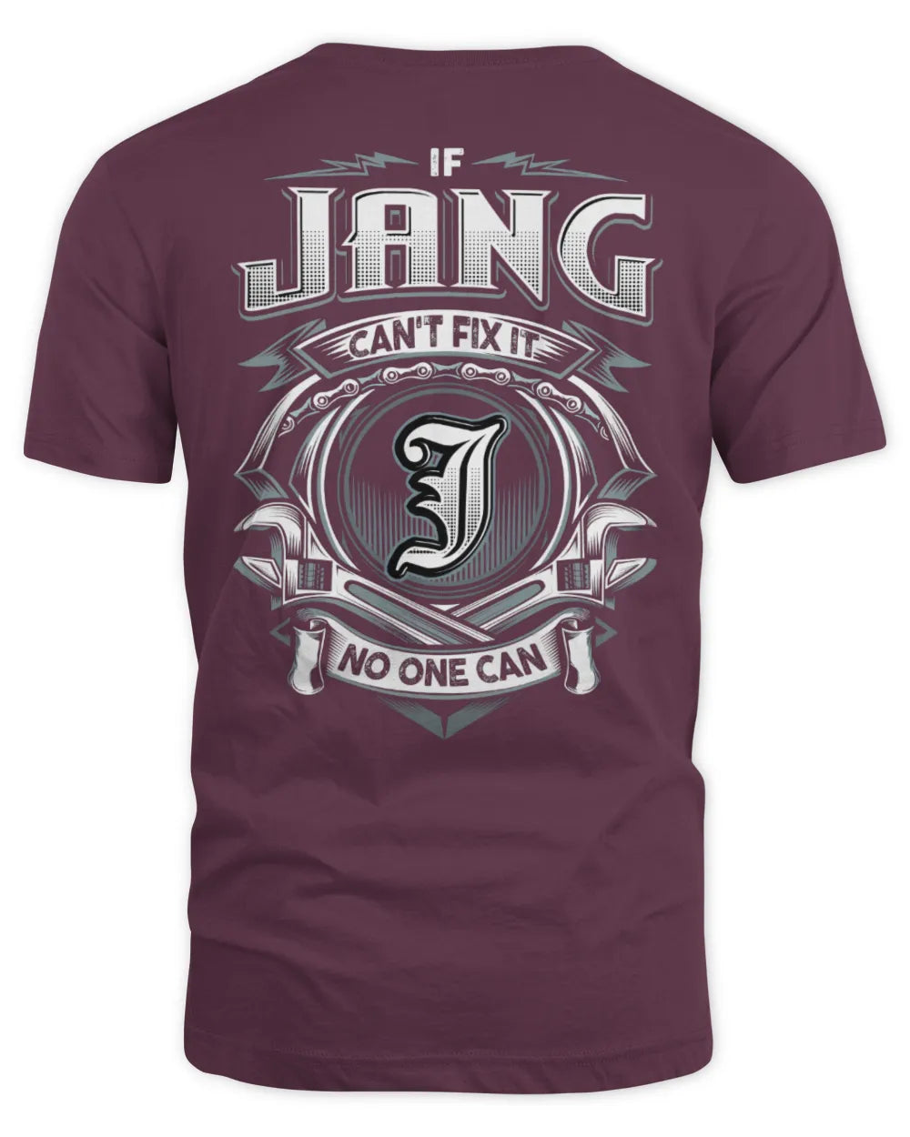 JANG AP81-K4-626 - Personalized Ahmed Quote Apparel “If Ahmed Can't Fix It, No One Can” - Unisex Standard T-Shirt - Maroon
