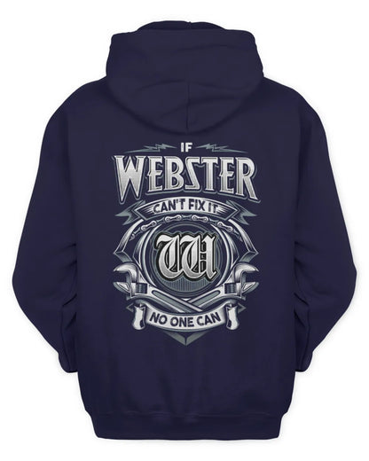 WEBSTER AP81-K4-626 - Personalized Ahmed Quote Apparel “If Ahmed Can't Fix It, No One Can” - Unisex Hoodie - Navy