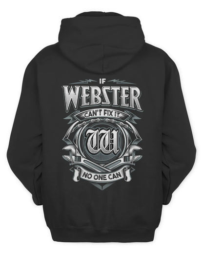 WEBSTER AP81-K4-626 - Personalized Ahmed Quote Apparel “If Ahmed Can't Fix It, No One Can” - Unisex Hoodie - Black