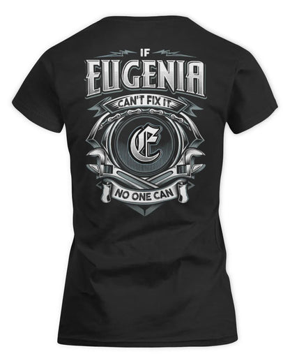 EUGENIA AP81-K4-626 - Personalized Ahmed Quote Apparel “If Ahmed Can't Fix It, No One Can” - Women's Standard T-Shirt - Black