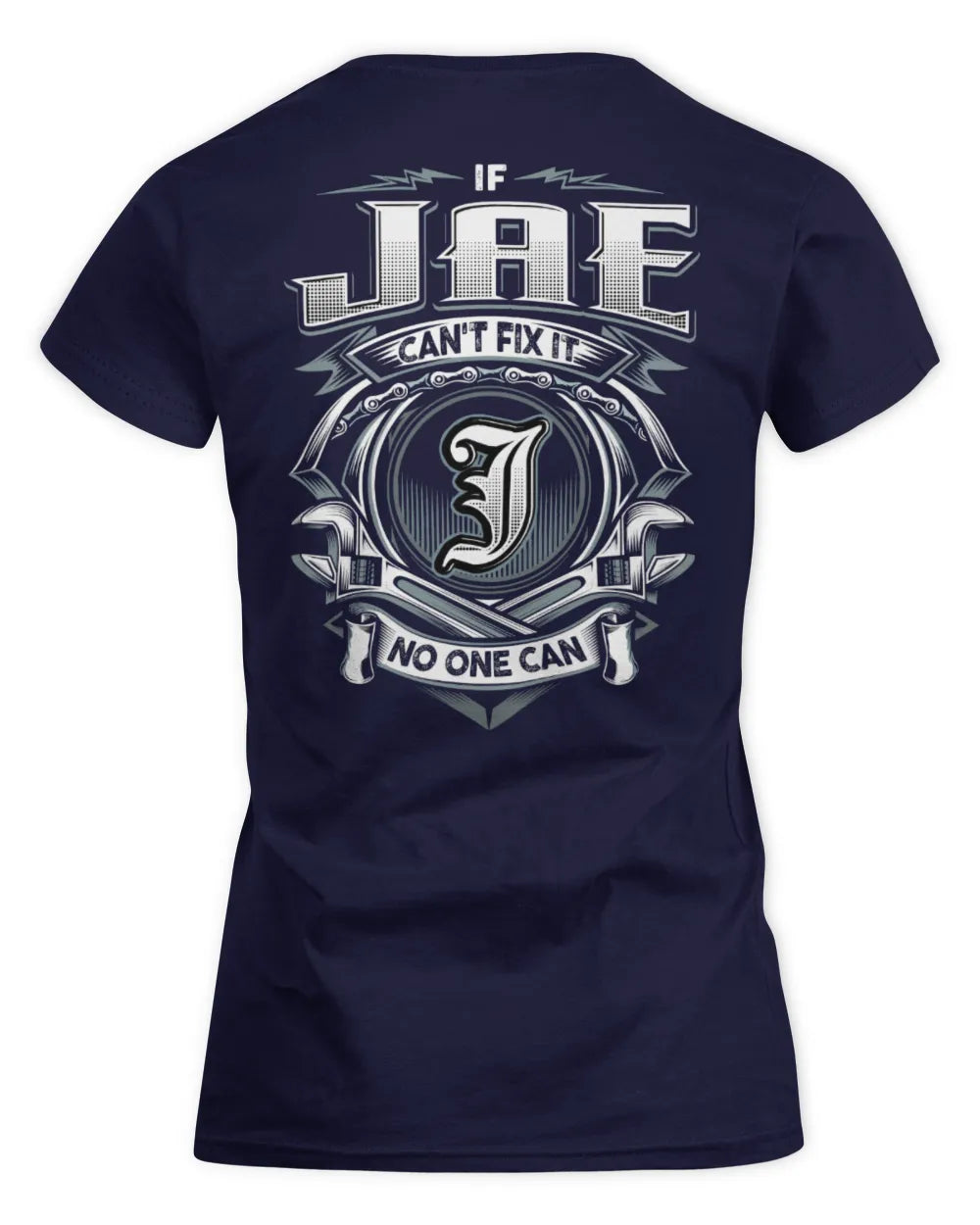 JAE AP81-K4-626 - Personalized Ahmed Quote Apparel “If Ahmed Can't Fix It, No One Can” - Women's Standard T-Shirt - Navy