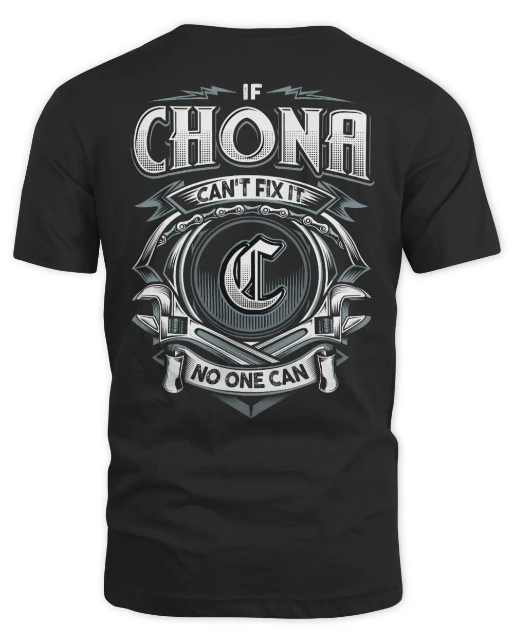 CHONA AP81-K4-626 - Personalized Ahmed Quote Apparel “If Ahmed Can't Fix It, No One Can” - Unisex Standard T-Shirt - Black
