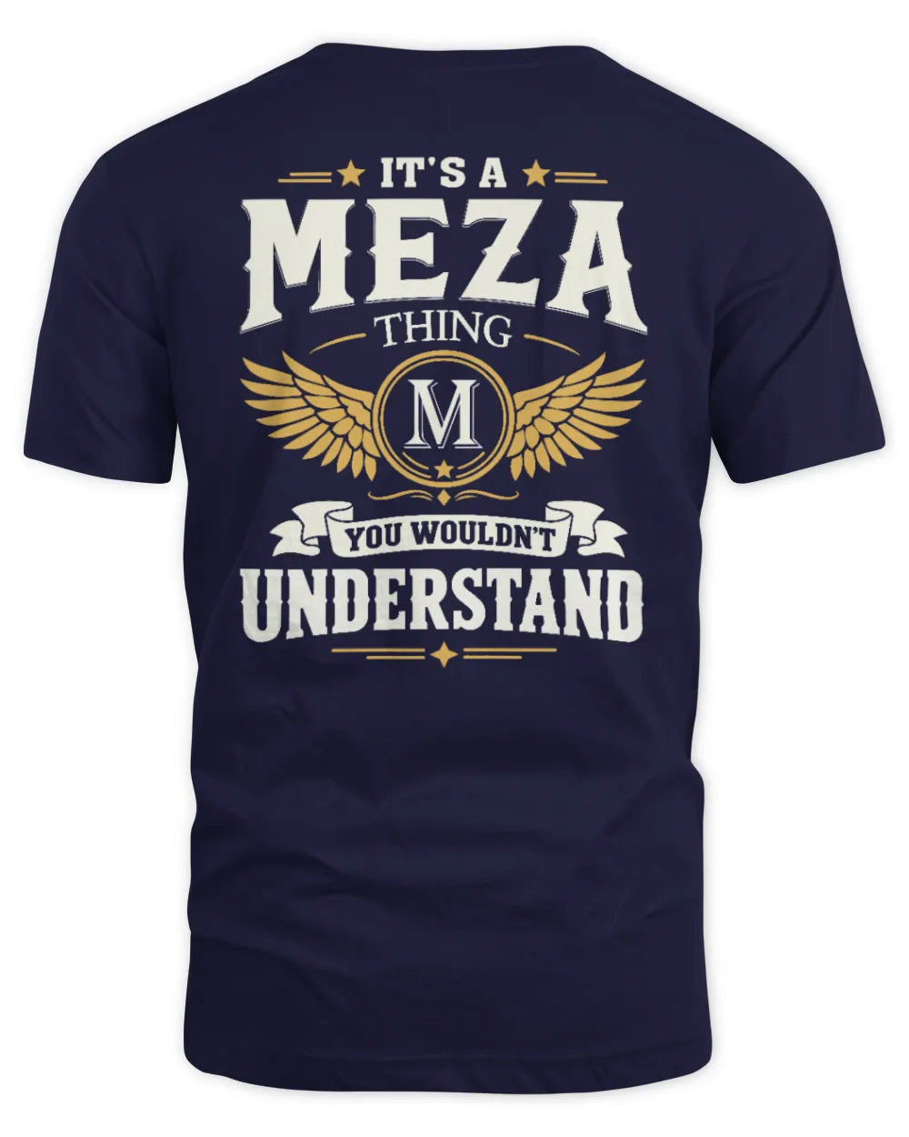 MEZA KT06-M008 It’s a [NAME] Thing – You Wouldn’t Understand | Personalized Vintage T-Shirt - Unisex Standard T-Shirt - Navy