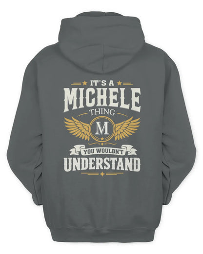 MICHELE KT06-M008 It’s a [NAME] Thing – You Wouldn’t Understand | Personalized Vintage T-Shirt - Unisex Hoodie - Charcoal