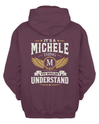 MICHELE KT06-M008 It’s a [NAME] Thing – You Wouldn’t Understand | Personalized Vintage T-Shirt - Unisex Hoodie - Maroon
