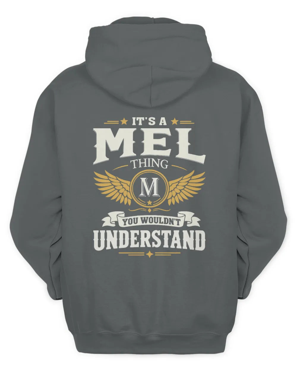 MEL KT06-M008 It’s a [NAME] Thing – You Wouldn’t Understand | Personalized Vintage T-Shirt - Unisex Hoodie - Charcoal