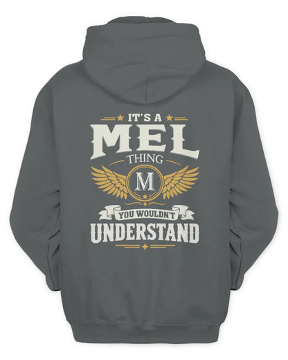 MEL KT06-M008 It’s a [NAME] Thing – You Wouldn’t Understand | Personalized Vintage T-Shirt - Unisex Hoodie - Charcoal