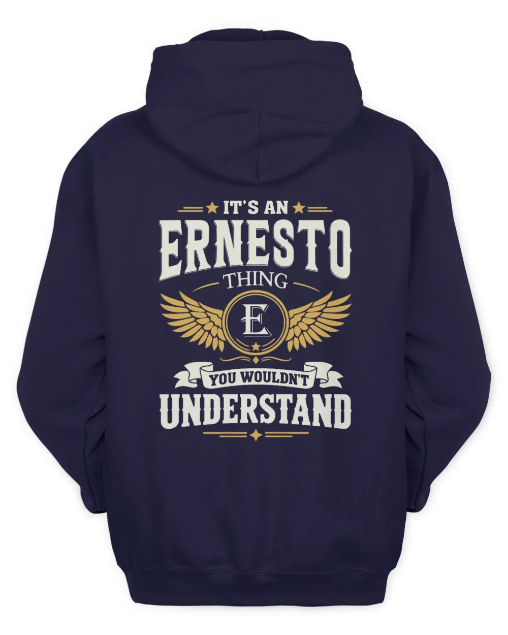 ERNESTO KT06-M008 It’s a [NAME] Thing – You Wouldn’t Understand | Personalized Vintage T-Shirt - Unisex Hoodie - Navy