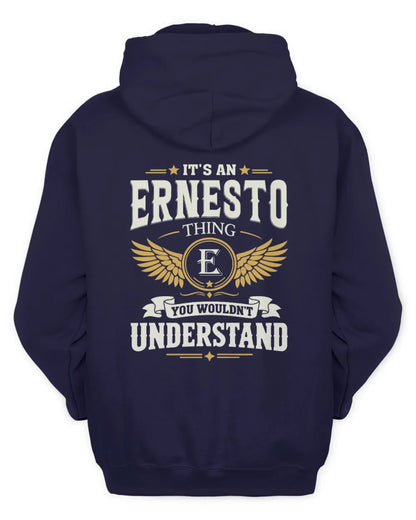 ERNESTO KT06-M008 It’s a [NAME] Thing – You Wouldn’t Understand | Personalized Vintage T-Shirt - Unisex Hoodie - Navy