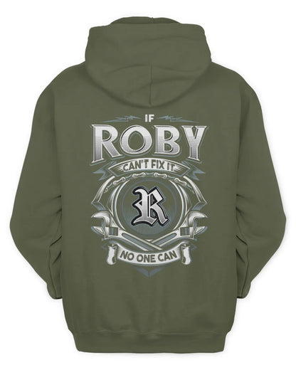 ROBY AP81-K4-626 - Personalized Ahmed Quote Apparel “If Ahmed Can't Fix It, No One Can” - Unisex Hoodie - Military Green