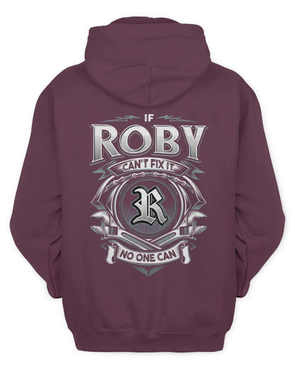 ROBY AP81-K4-626 - Personalized Ahmed Quote Apparel “If Ahmed Can't Fix It, No One Can” - Unisex Hoodie - Maroon