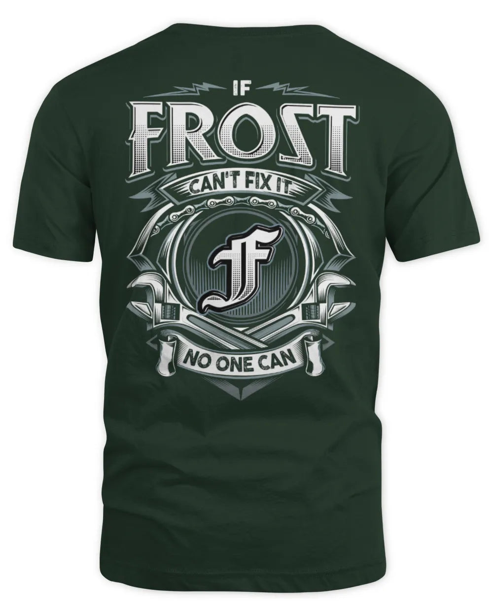 FROST AP81-K4-626 - Personalized Ahmed Quote Apparel “If Ahmed Can't Fix It, No One Can” - Unisex Standard T-Shirt - Forest Green