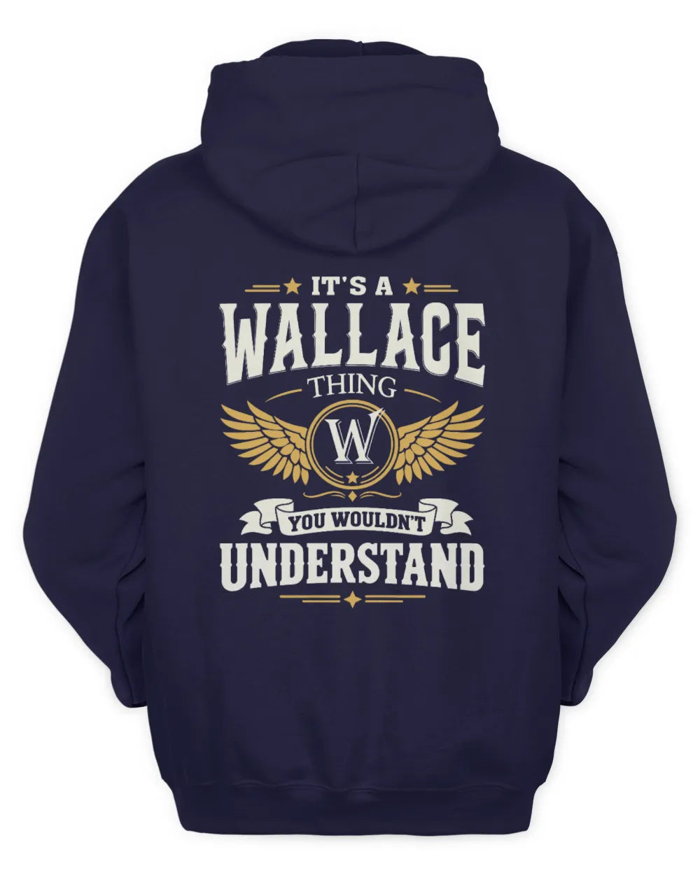 WALLACE KT06-M008 It’s a [NAME] Thing – You Wouldn’t Understand | Personalized Vintage T-Shirt - Unisex Hoodie - Navy