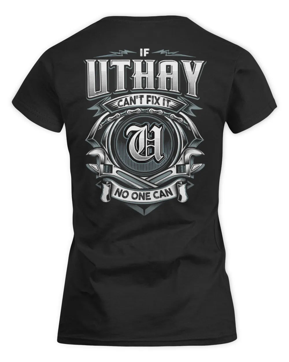 UTHAY AP81-K4-626 - Personalized Ahmed Quote Apparel “If Ahmed Can't Fix It, No One Can” - Women's Standard T-Shirt - Black
