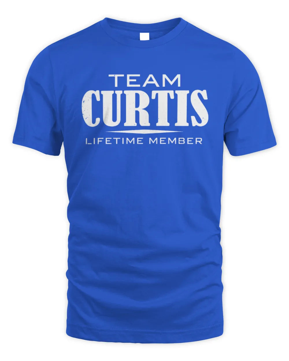 CURTIS BL62-K4-128 - Personalized “Team NAME Lifetime Member” - Unisex Standard T-Shirt - Royal