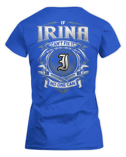 IRINA AP81-K4-626 - Personalized Ahmed Quote Apparel “If Ahmed Can't Fix It, No One Can” - Women's Standard T-Shirt - Royal