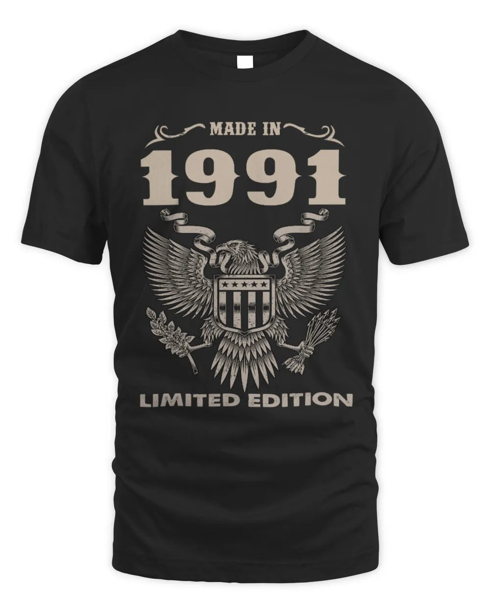 1991 HH89-K2 – Classic Birth Year Limited Edition T-Shirt - Unisex Standard T-Shirt - Black