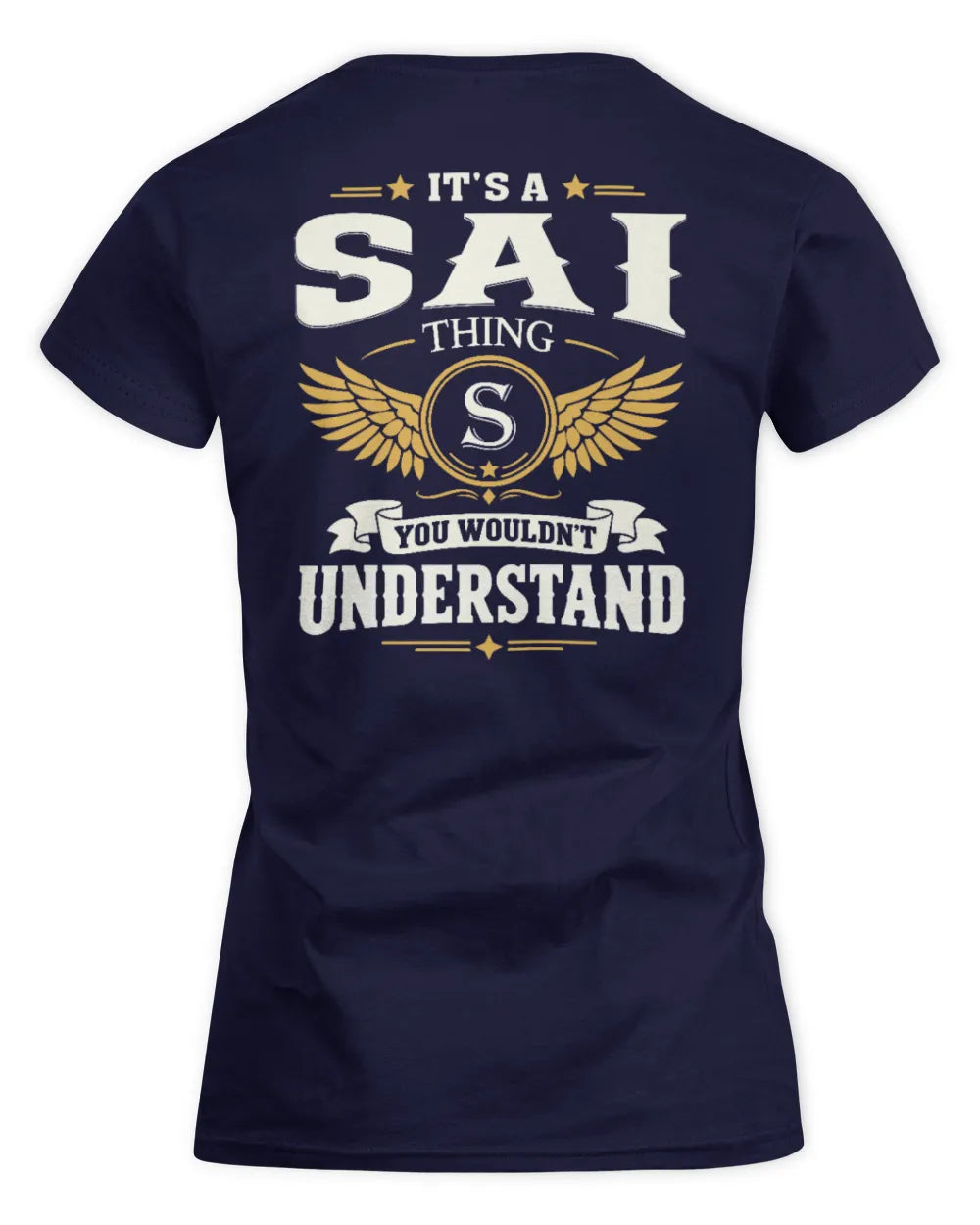 SAI KT06-M008 It’s a [NAME] Thing – You Wouldn’t Understand | Personalized Vintage T-Shirt - Women's Standard T-Shirt - Navy