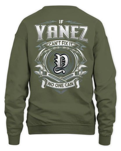 YANEZ AP81-K4-626 - Personalized Ahmed Quote Apparel “If Ahmed Can't Fix It, No One Can” - Unisex Sweatshirt - Military Green