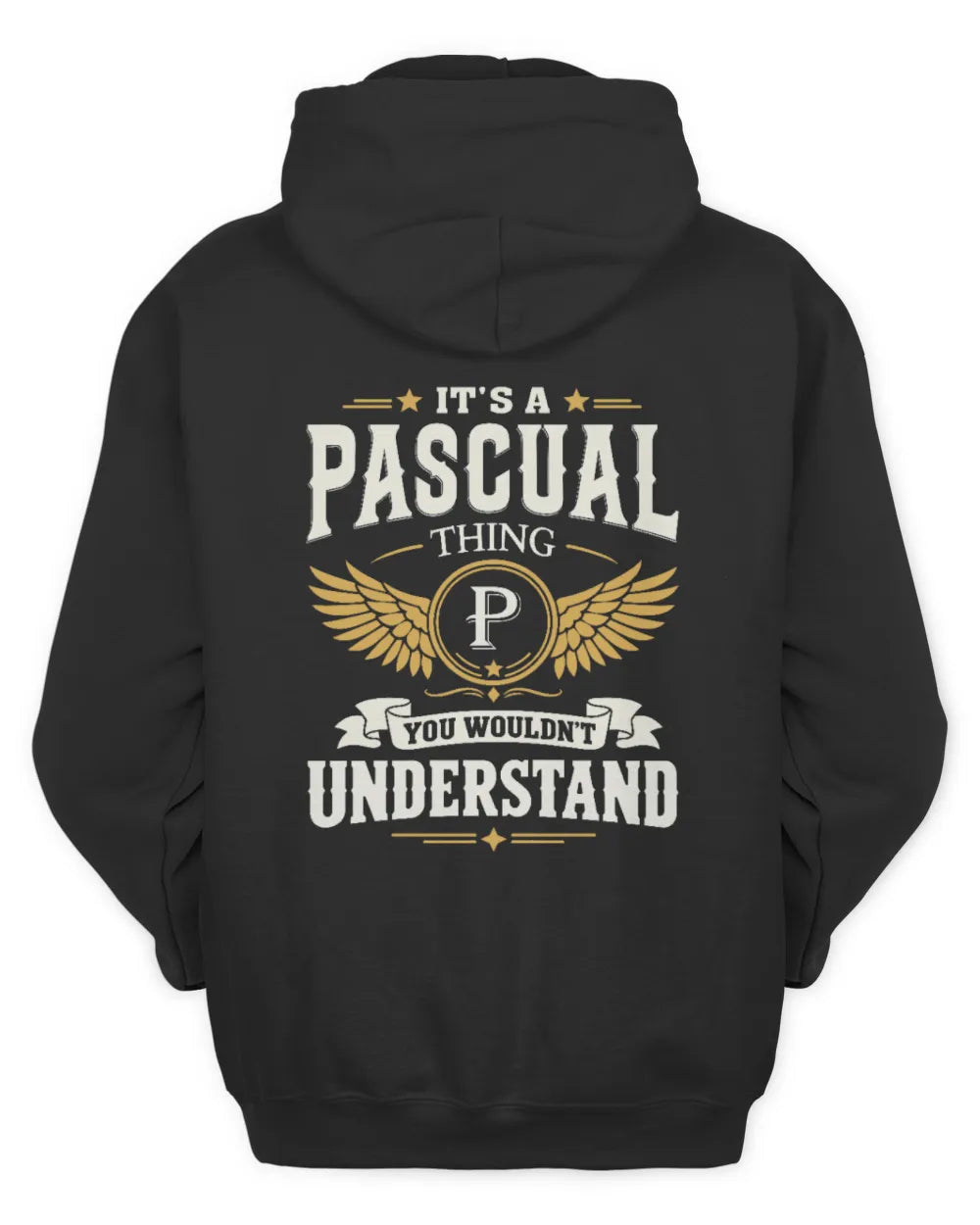 PASCUAL KT06-M008 It’s a [NAME] Thing – You Wouldn’t Understand | Personalized Vintage T-Shirt - Unisex Hoodie - Black