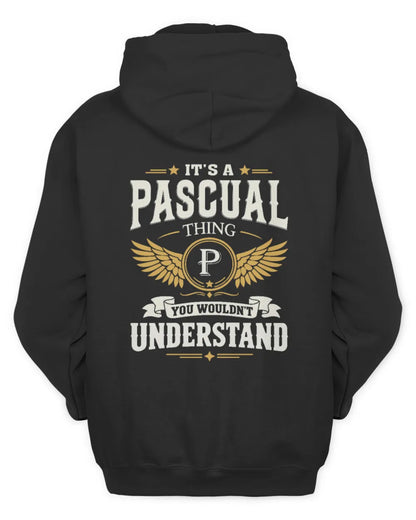 PASCUAL KT06-M008 It’s a [NAME] Thing – You Wouldn’t Understand | Personalized Vintage T-Shirt - Unisex Hoodie - Black