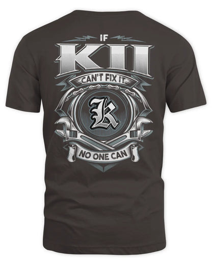 KII AP81-K4-626 - Personalized Ahmed Quote Apparel “If Ahmed Can't Fix It, No One Can” - Unisex Standard T-Shirt - Dark Chocolate