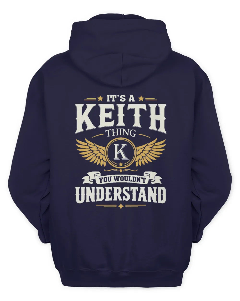 KEITH KT06-M008 It’s a [NAME] Thing – You Wouldn’t Understand | Personalized Vintage T-Shirt - Unisex Hoodie - Navy