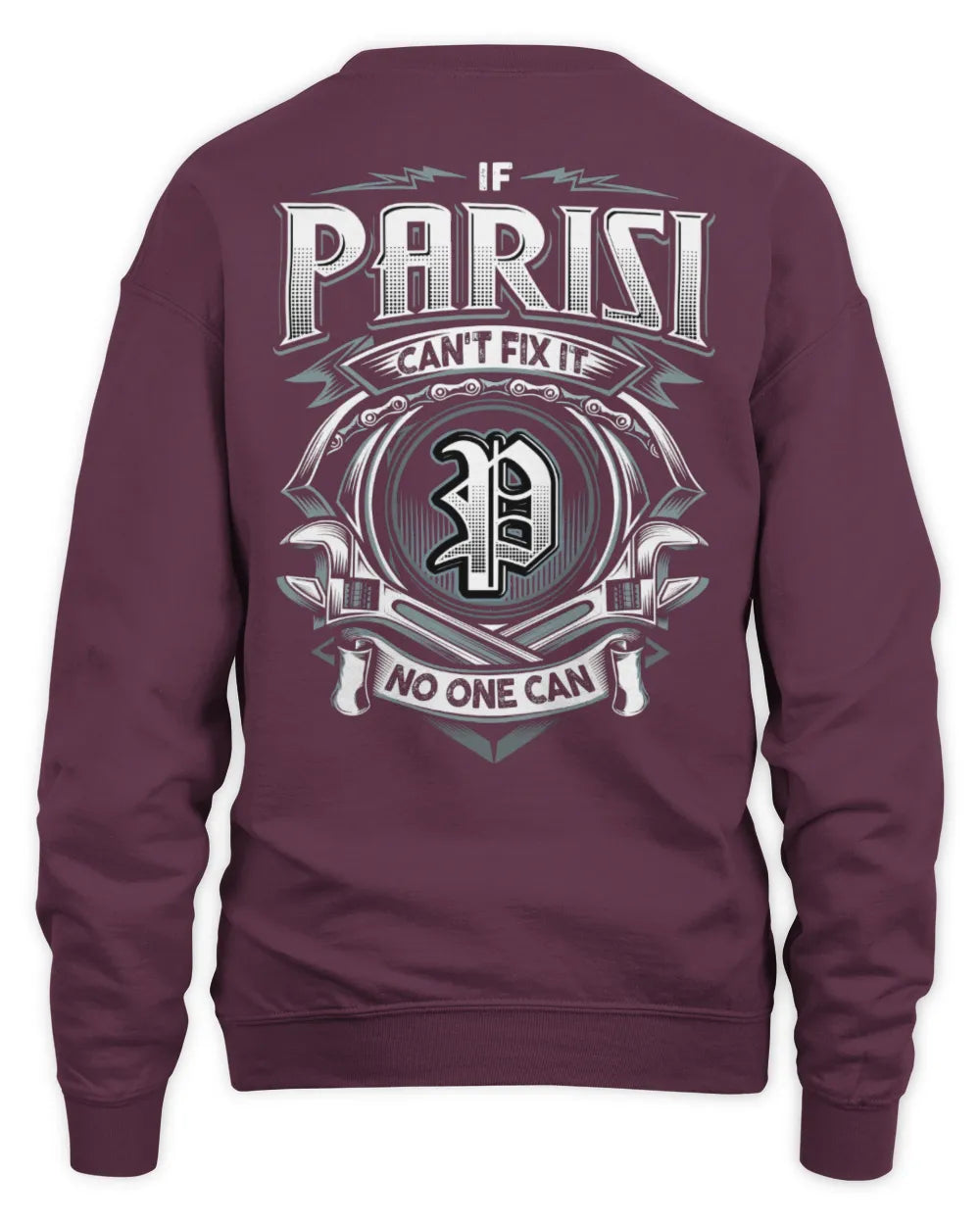 PARISI AP81-K4-626 - Personalized Ahmed Quote Apparel “If Ahmed Can't Fix It, No One Can” - Unisex Sweatshirt - Maroon