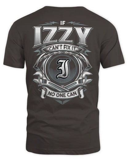 IZZY AP81-K4-626 - Personalized Ahmed Quote Apparel “If Ahmed Can't Fix It, No One Can” - Unisex Standard T-Shirt - Dark Chocolate